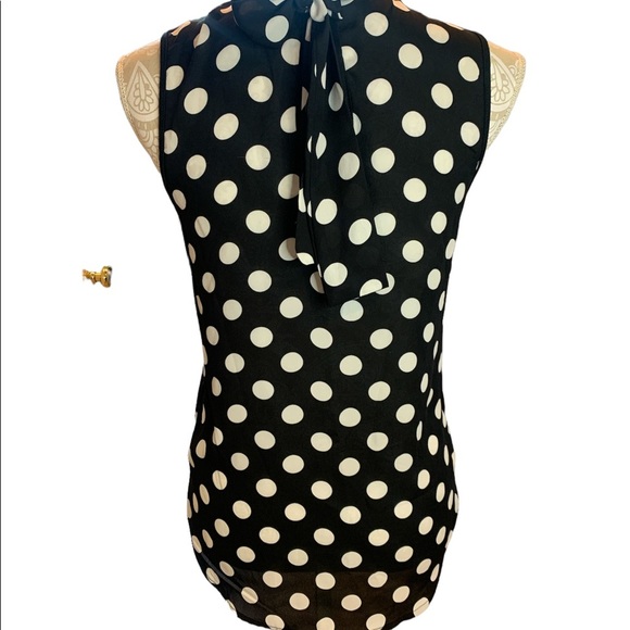 Disney Minnie Mouse metallic gold hi lo tank with polka dot back! - Picture 4 of 6